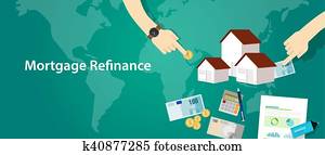 mortgage refinance home house loan debt