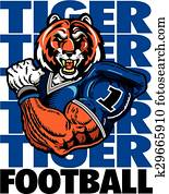 tiger football player tiger football player