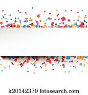 Confetti celebration background. Confetti celebration background.