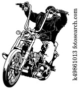 Rider On Chopper Rider On Chopper