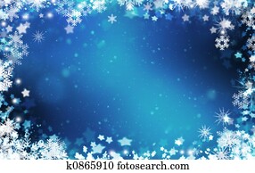 Snowflakes and stars background Snowflakes and stars background