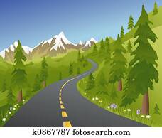 Summer Mountain Road Summer Mountain Road
