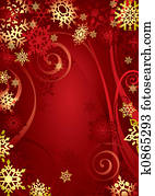 חג המולד, פתיתות שלג, (illustration)