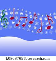 חג המולד קארול, מוסיקה, פתיתות שלג