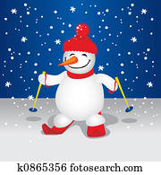 חמוד, איש שלג, (illustration)