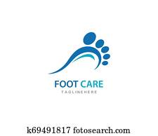 foot care ilustration Logo vector foot care ilustration Logo vector