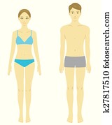 frau mann, koerper, modell frau mann, koerper, modell