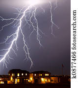 Lightning over home Lightning over home