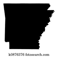 map of Arkansas map of Arkansas