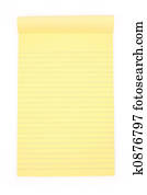 Yellow notepaper
