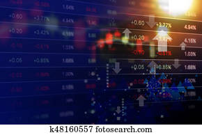 Business concept of stock market background design