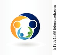 Family care logo vector graphic Family care logo vector graphic