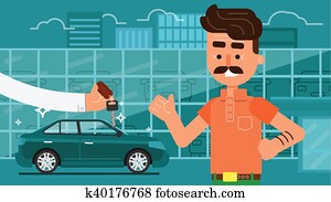 車サービス イラスト スケッチ K Fotosearch