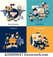 geschäftstreffen, satz