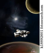 Deep Space Spaceship Deep Space Spaceship