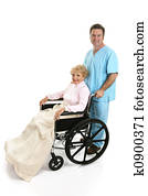 Disabled Senior & Nurse Profile