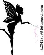 Fairy Silhouette Fairy Silhouette