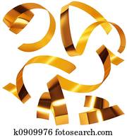 Golden confetti A Golden confetti A