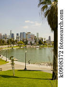 Mac Arthur Park and downtown, Los Angeles, Ca Mac Arthur Park and downtown, Los Angeles, Ca