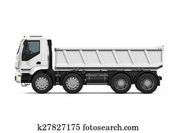 黄色 ダンプカー ダンプカー イラスト K27828246 Fotosearch