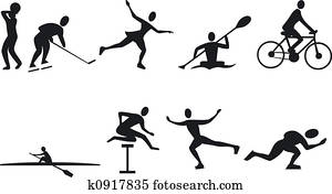 Athlete Silouettes Athlete Silouettes