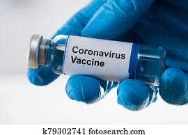 Doctor Holding Coronavirus Vaccine Doctor Holding Coronavirus Vaccine