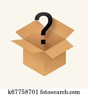 Mystery box icon . Mystery box icon .
