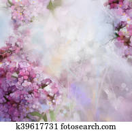 watercolor painting pink Apricot tree flower watercolor painting pink Apricot tree flower