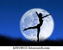 רקדן, ב, הירח