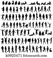 100 silhouettes 100 silhouettes