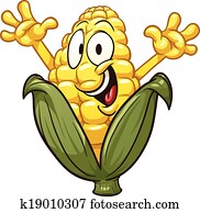 Cartoon corn Cartoon corn