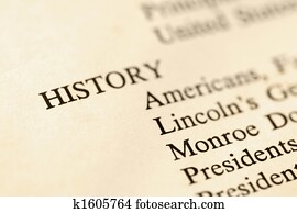 HIstory book page.