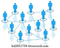 Human resources network icons concept Human resources network icons concept