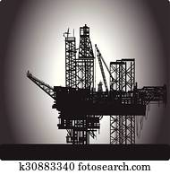 Oil Rig. Oil Rig.