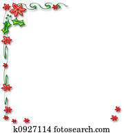 poinsettia frame poinsettia frame