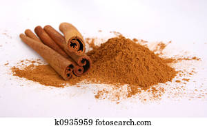 Cinnamon sticks, powder