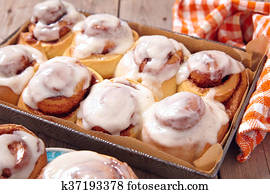 Fresh Sweet Homemade Cinnamon Rolls