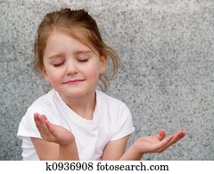girl praying