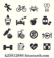 health icon set health icon set
