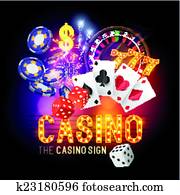 Casino Party Vector Casino Party Vector