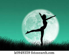 Dancer in the moon Dancer in the moon