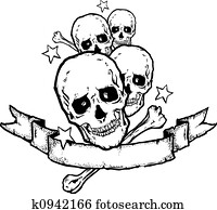 Heavy Metal Rock Banner Tattoo Heavy Metal Rock Banner Tattoo