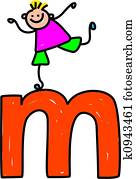 letter M boy letter M boy