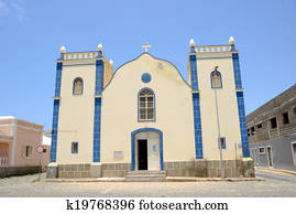 Santa Isabel Church in Sal Rei, Boa Vista, Cabo Verde