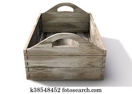 Wooden Carry Crate