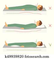 לישון, נכון, בריאות, גוף, שים