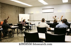 adulto, ed, -, mãos levantadas