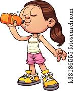 Drinking Water Clip Art Vectors | Our Top 1000+ Drinking Water EPS