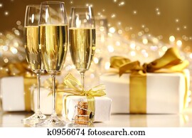 Glasses of champagne Glasses of champagne