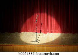 mic on stage mic on stage